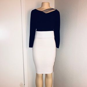 Black and white outfit